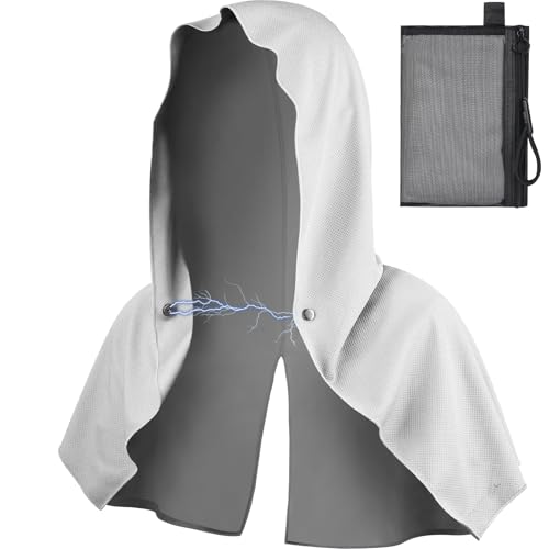 AOPREL Sun Protection Cooling Towel Hoodie with Magnetic Closure Deal
