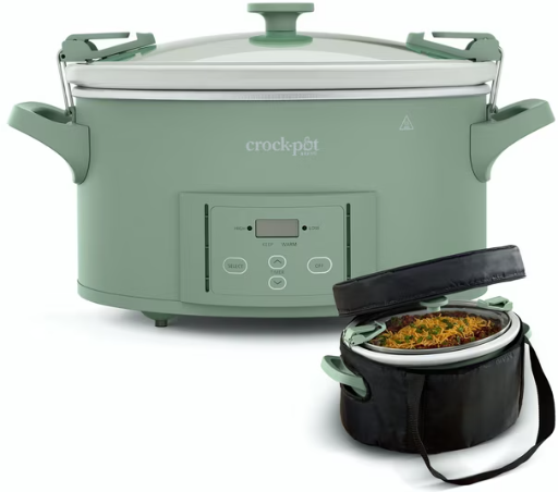 Crock-Pot 7-Quart Cook & Carry Programmable Slow Cooker with Insulated Thermal Bag Deal