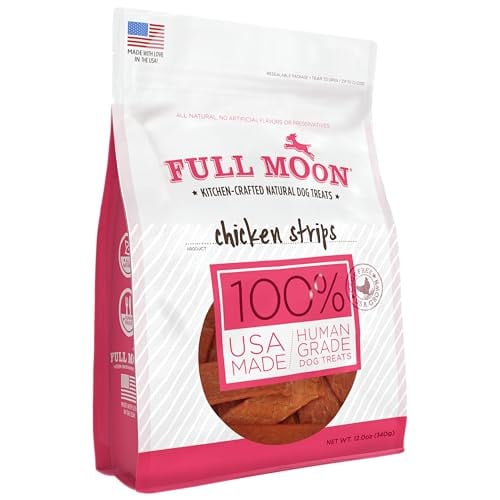 Full Moon Chicken Strips Dog Treats 12-Oz Deal