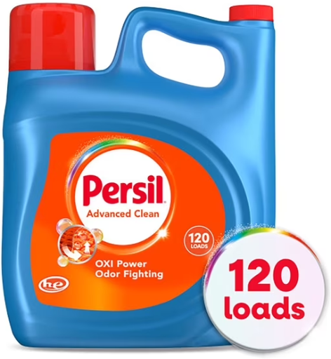 Persil Advanced Clean Oxi+Odor Liquid Laundry Detergent 120 loads