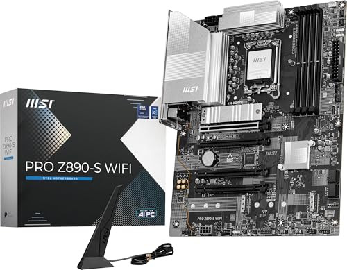MSI PRO Z890-S WiFi ProSeries Motherboard LGA 1851 DDR5 PCIe 5.0