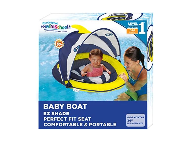 SwimSchool Deluxe Baby Float with Adjustable Canopy Deal