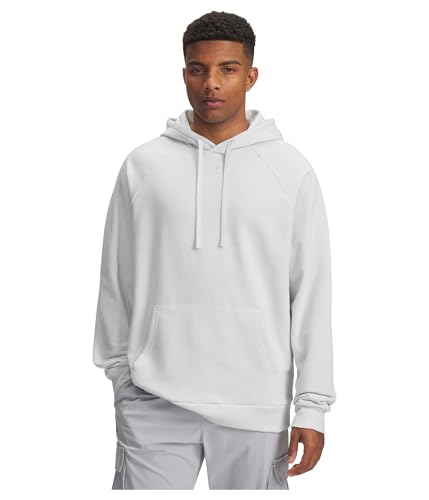 Under Armour Men's Rival Fleece Hoodie, Distant Gray Deal