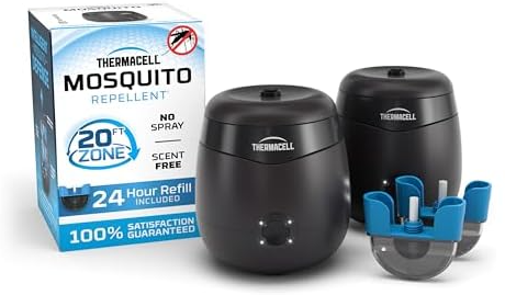 Thermacell Shield E55 E-Series Rechargeable Mosquito Repeller 2-Pack