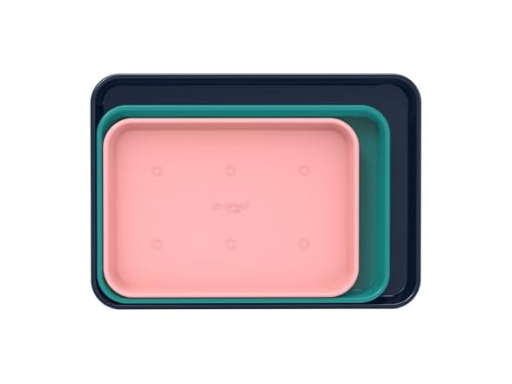 Bella So Yummy PFAS Free Nonstick 3-Piece Cookie Pan Set
