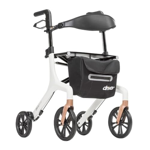 Drive Medical AeroWalk Ultra-Lite Rollator 15.2 lb 23" Seat Height