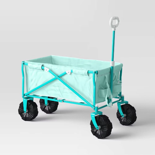 Sun Squad Aqua Flat Folding Wagon Deal