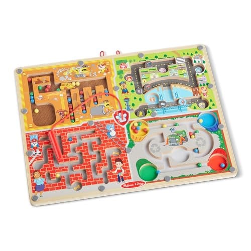 Melissa & Doug PAW Patrol 4-in-1 Wooden Magnetic Wand Maze Board Deal