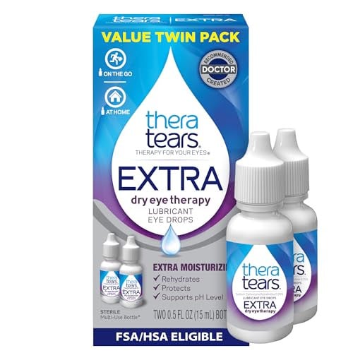 2-Count 0.5-fl oz TheraTears Extra Dry Eye Therapy Lubricating Eye Drops Deal