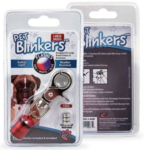 Pet Blinker Safety Light S/M or M/L Deal