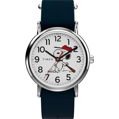 Timex Men's Peanuts Weekender Baseball 38mm Watch