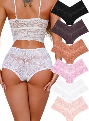 Women Lace V-waisted Boy Shorts Underwear Deal