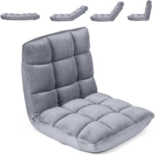 COSTWAY Floor Chair Video Gaming Chairs with Back Support Deal