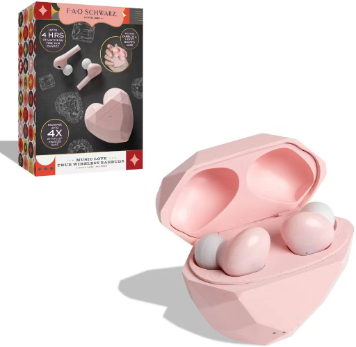 FAO Schwarz Music Love True Bluetooth Wireless Earbuds