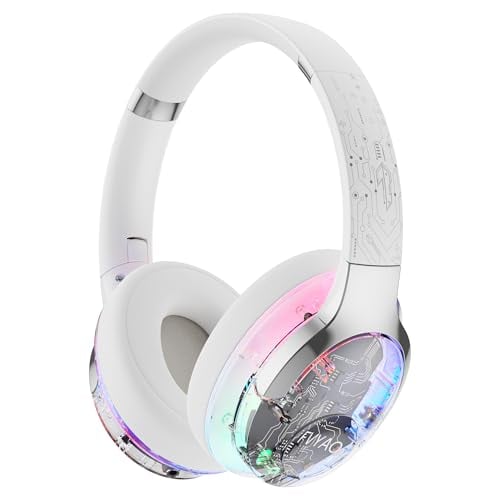 BUGANI Bluetooth Over Ear Headphones with RGB Light