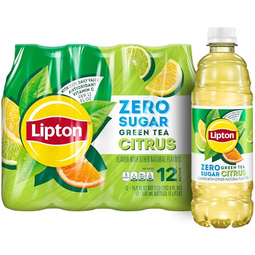 Lipton Zero Sugar Green Tea Citrus 12-Pack