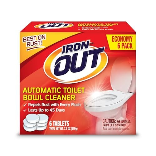 Iron OUT Automatic Toilet Bowl Cleaner Tablets 6-Count Deal