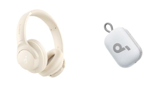 Anker Soundcore Q20i Hybrid ANC Headphones + Soundcore Select 4 Go Bluetooth Shower Speaker Bundle Deal