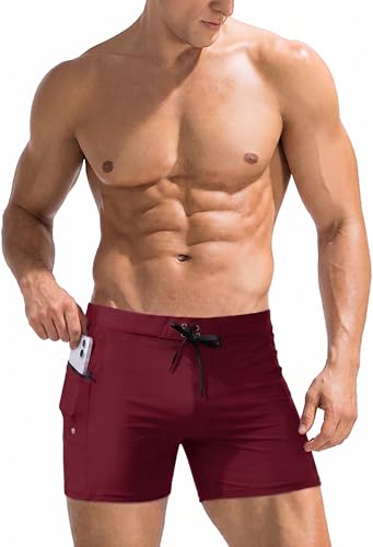 Ekouaer Men's Swim Trunks with Pockets Deal