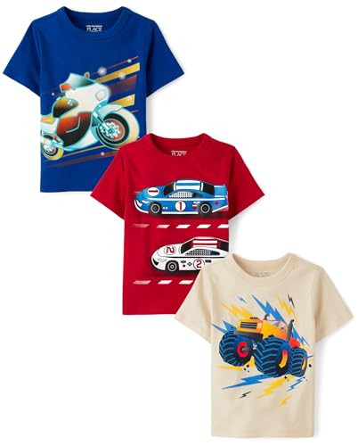 The Children's Place Baby Toddler Boys Graphic Tee 3-Pack