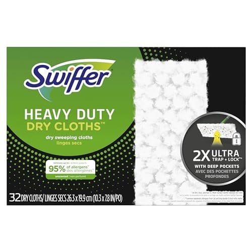 Swiffer Sweeper Heavy Duty Dry Multi-Surface Cloth Refills 32-Count Deal