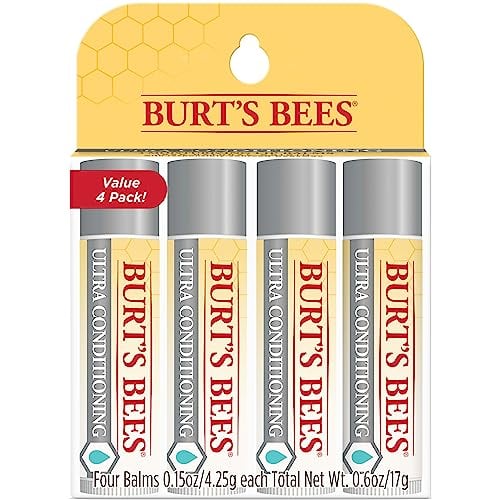 Burt's Bees Ultra Conditioning Lip Balm 4-Pack 0.15-Oz.