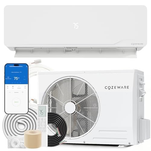 18000 BTU 20 SEER2 Ductless Inverter Mini Split Air Conditioner Heat Pump Deal