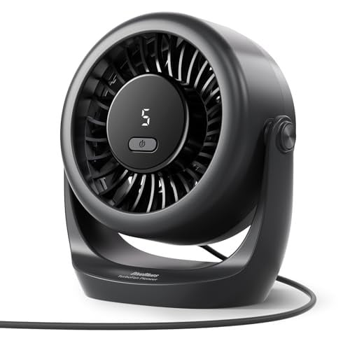 Diveblues 5-Speed USB Mini Desk Turbo Fan