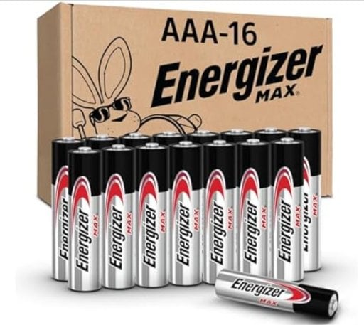 Energizer Max AAA Alkaline Batteries 16-Pack Deal
