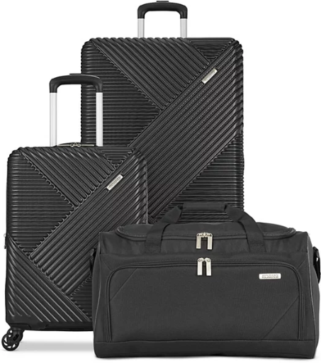 3-Piece American Tourister Ellipse NXT 2.0 Hardside Spinner Luggage & Duffel Bag Set Deal