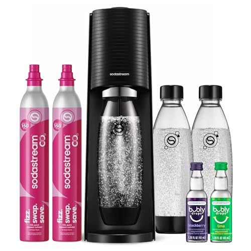 SodaStream Terra Sparkling Water Maker Bundle with CO2, D-Bottles & Flavors Deal