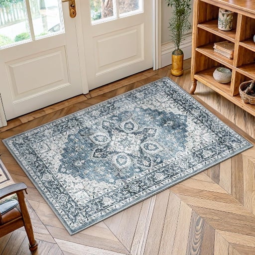 AMADA HOMEFURNISHING 2x3 Washable Area Rug