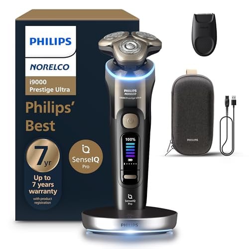 Philips Norelco Shaver i9000 Prestige Ultra Wet & Dry Electric Shaver w/ SenseIQ Pro Technology Deal
