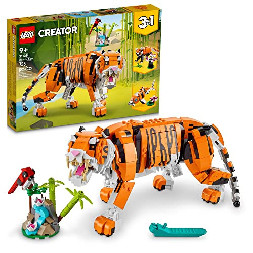755-Piece LEGO Creator 3 in 1 Majestic Tiger Building Set