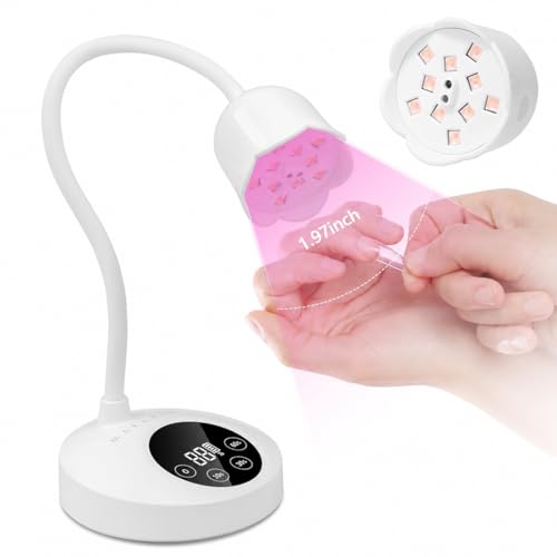 Makartt UV Nail Lamp Cordless Gooseneck 10s Flash Cure Deal