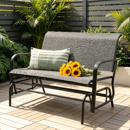 2 Person Outdoor Glider Bench