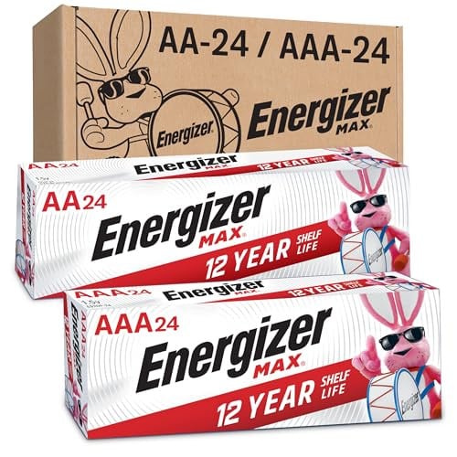 Energizer Max AA and AAA Alkaline Batteries 48-Count Deal