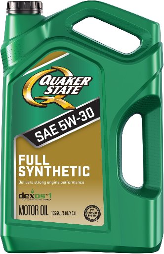 Quaker State Full Synthetic 5W-30 Motor Oil, 5-Quart