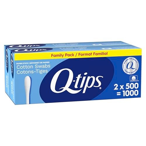 Q-tips Cotton Swabs 2-Pack 500-Count