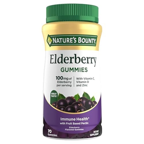 Nature's Bounty Elderberry Immune Support Gummies 70-Count Deal