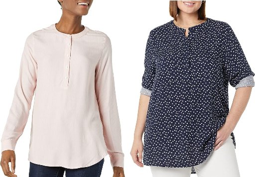 Amazon Essentials Women's Long-Sleeve Woven Blouse