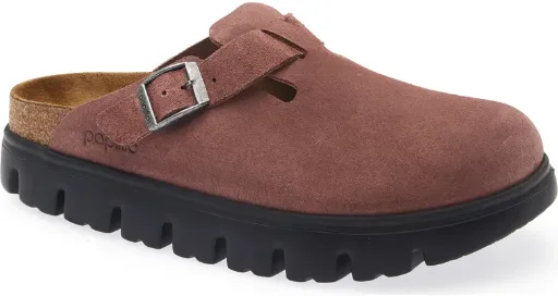 Birkenstock Women's Papillio Boston Chunky Platform Clogs (Beige)