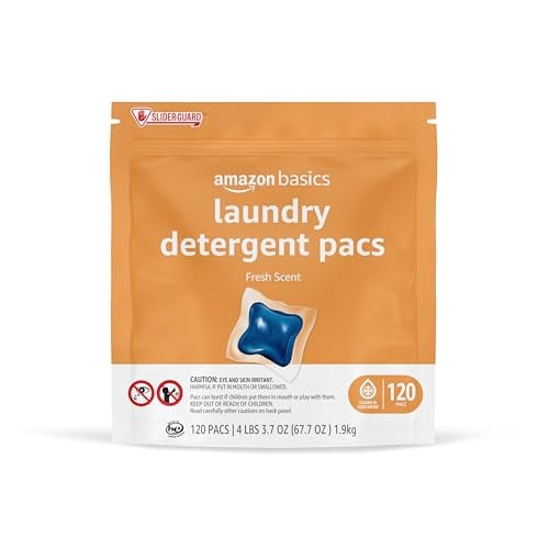 Amazon Basics Fresh Scent Laundry Detergent Pacs 120-Count Deal