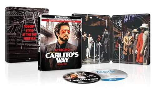 Carlito's Way - Limited Edition Anniversary Steelbook (4K Ultra HD + Blu-ray + Digital) Deal