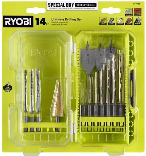 RYOBI Ultimate Drilling Set (14-Pieces) Deal
