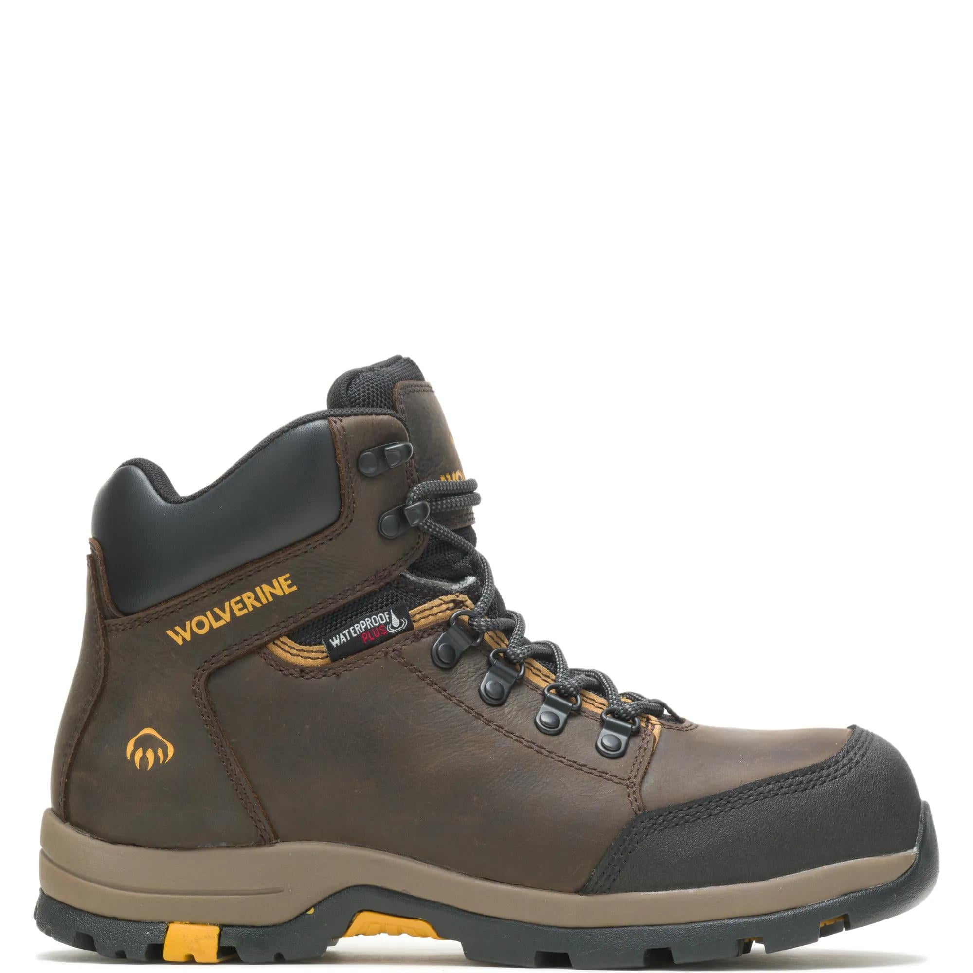 Wolverine Men’s Work Hiker Waterproof Boots or Moc-Toe Work Boots