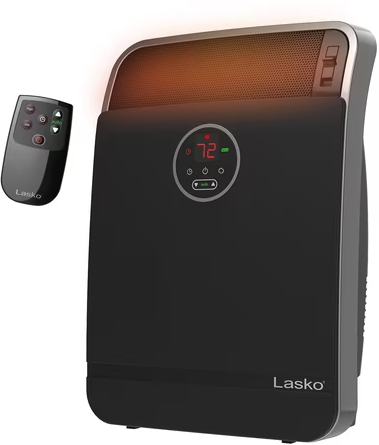 Lasko 18" 1500W Whole Room Ceramic Console Space Heater