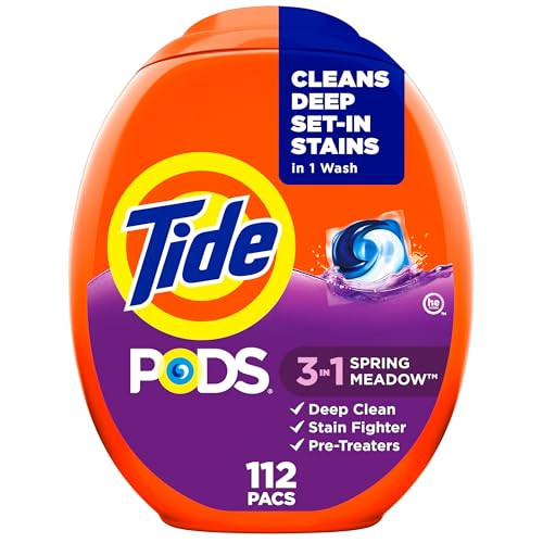 Tide PODS Laundry Detergent Pods 4-Count 112-Count
