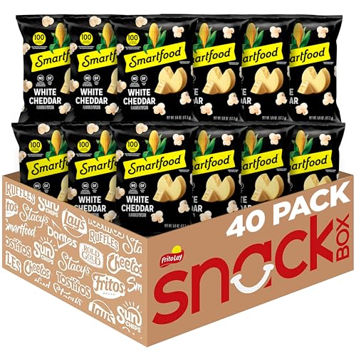 Smartfood Popcorn White Cheddar 40-Pack 0.625-Oz