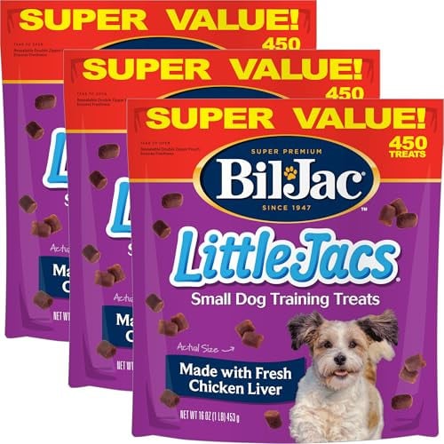 Bil-Jac Little-Jacs Small Dog Training Treats 3-Pack 16-Oz Deal
